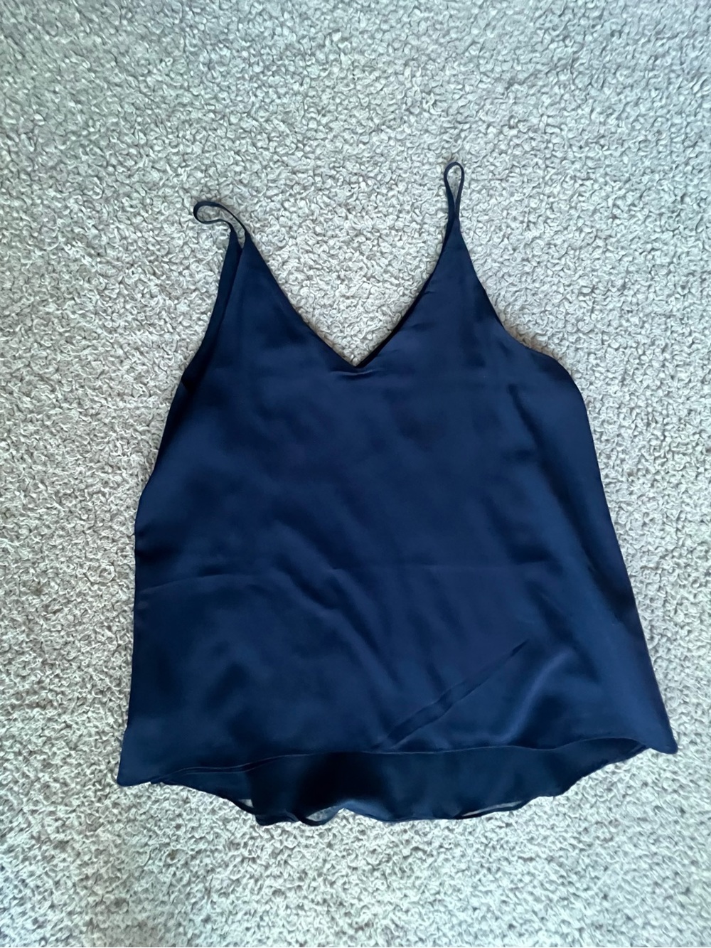 Forever New Navy V-Neck Spaghetti Strap Cami
